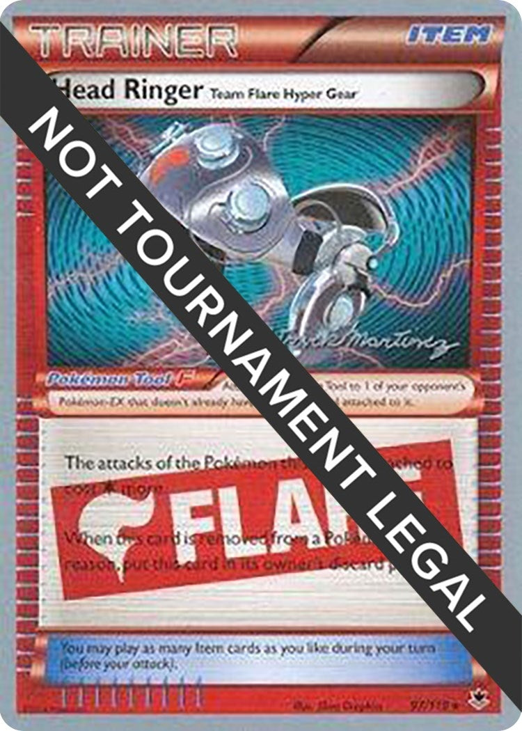 Image for Head Ringer (Team Flare Hyper Gear) - 2015 (Patrick Martinez) (97/119) (World Championship Decks) (WCD) - Pokemon
