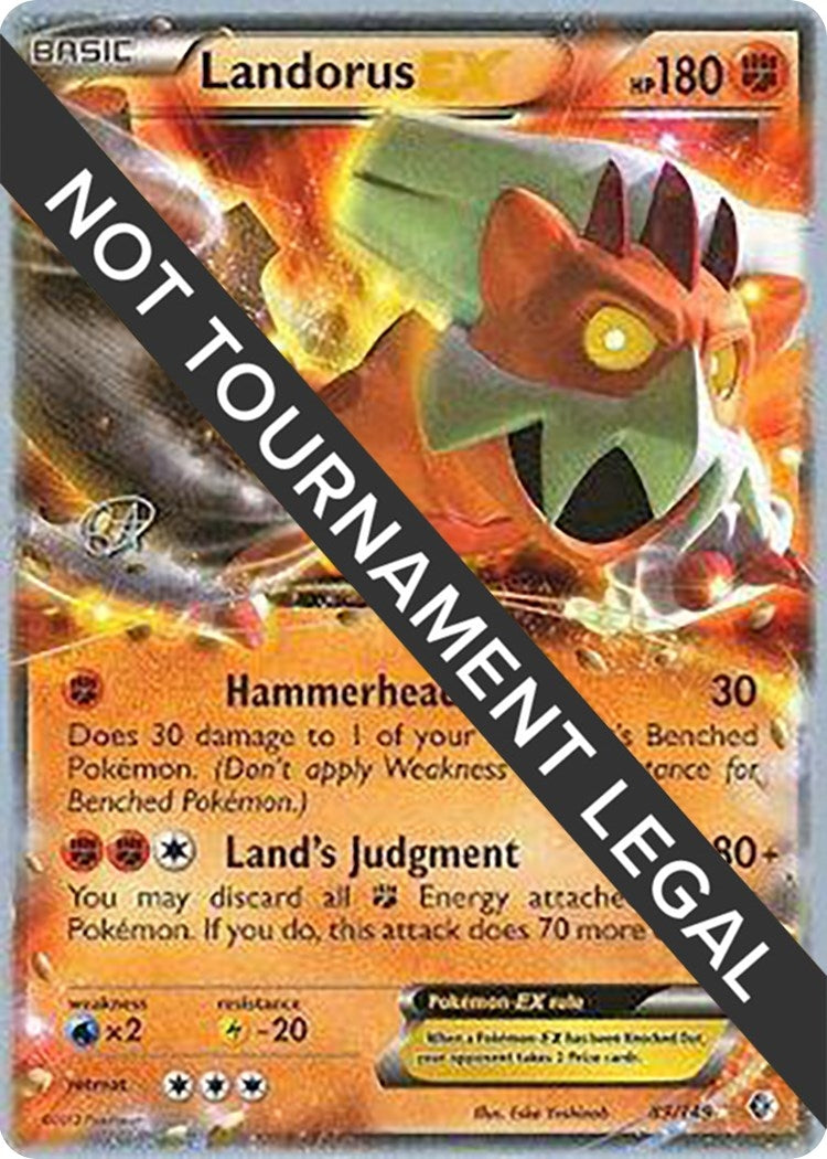 Image for Landorus EX - 2015 (Rowan Stavenow) (89/149) (World Championship Decks) (WCD) - Pokemon