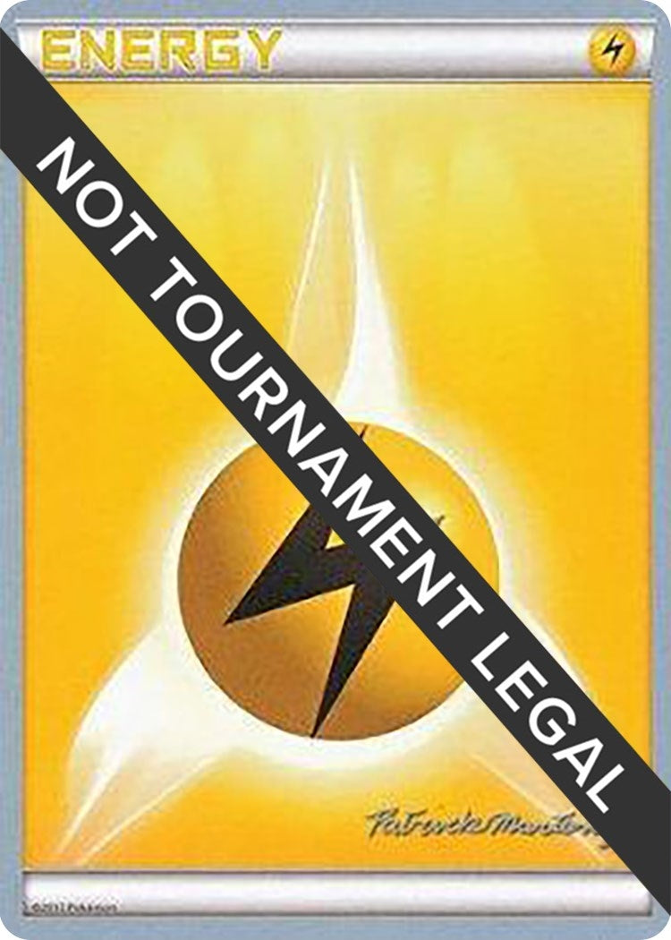 Image for Lightning Energy - 2015 (Patrick Martinez) (World Championship Decks) (WCD) - Pokemon