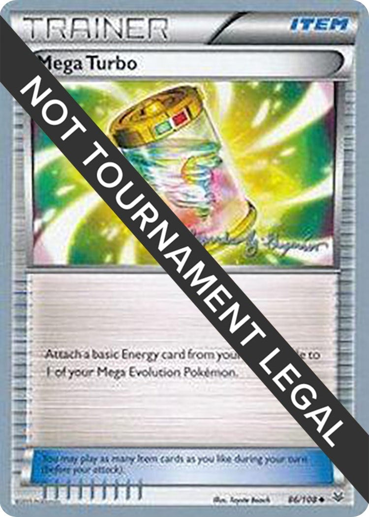 Image for Mega Turbo - 2015 (Alejandro Ng-Guzman) (86/108) (World Championship Decks) (WCD) - Pokemon