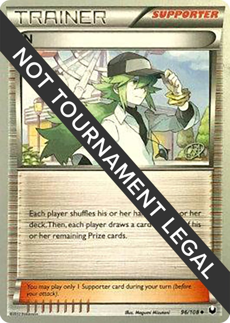 Image for N - 2015 (Rowan Stavenow) (96/108) (World Championship Decks) (WCD) - Pokemon