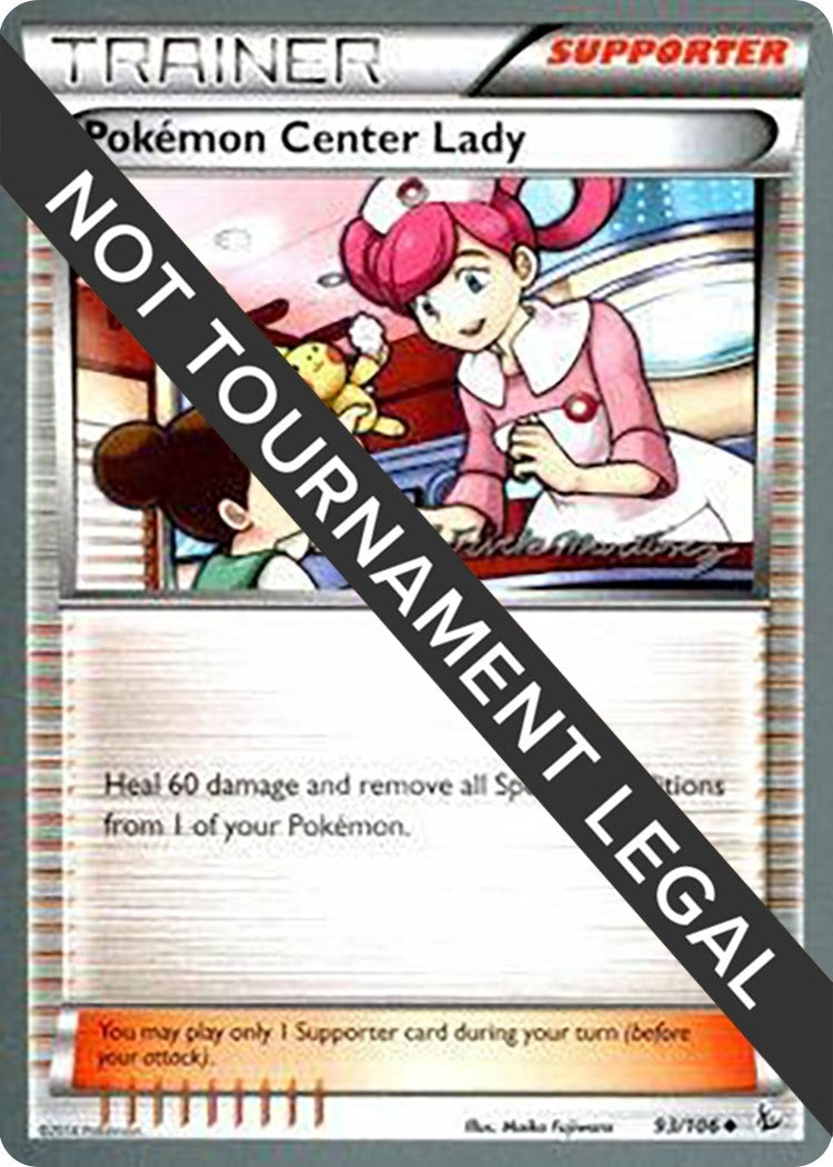 Image for Pokemon Center Lady - 2015 (Patrick Martinez) (93/106) (World Championship Decks) (WCD) - Pokemon