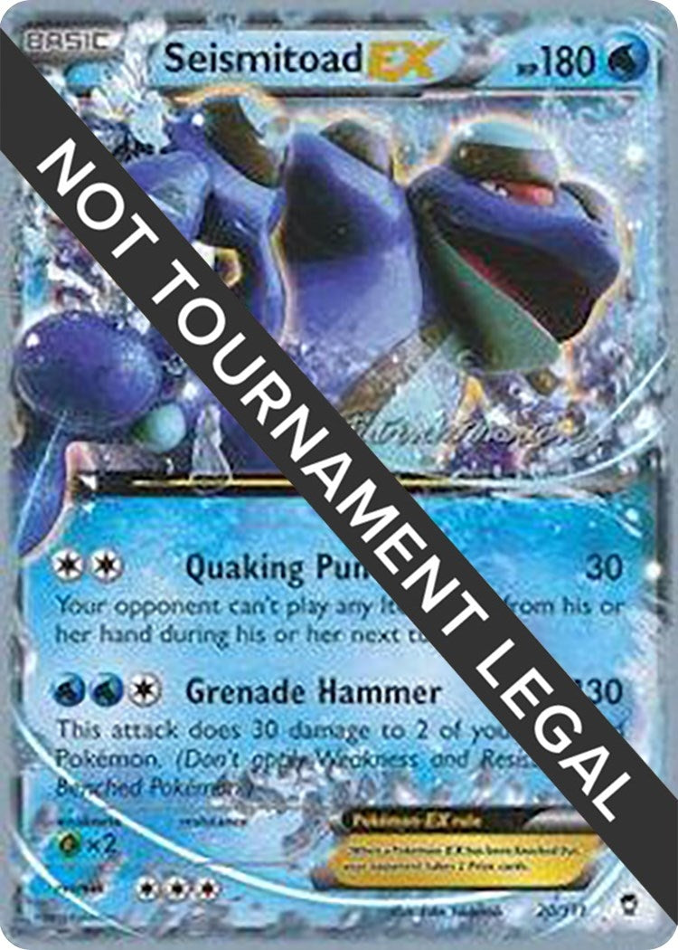 Image for Seismitoad EX - 2015 (Patrick Martinez) (20/111) (World Championship Decks) (WCD) - Pokemon