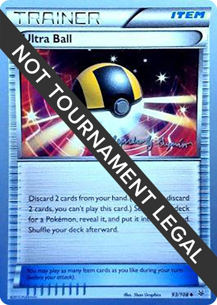Image for Ultra Ball - 2015 (Alejandro Ng-Guzman) (93/108) (World Championship Decks) (WCD) - Pokemon
