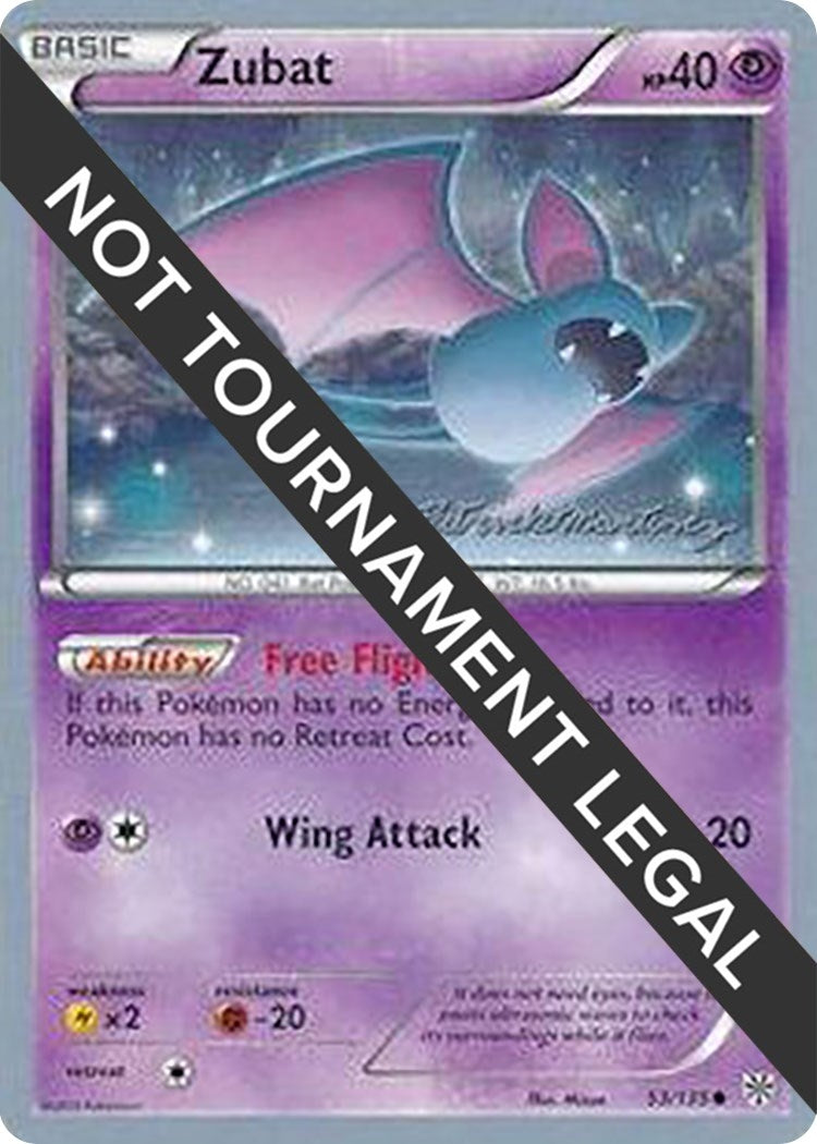 Image for Zubat - 2015 (Patrick Martinez) (53/135) (World Championship Decks) (WCD) - Pokemon