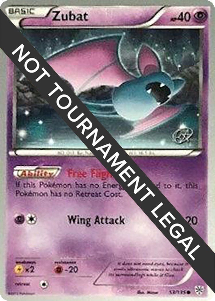 Image for Zubat - 2015 (Rowan Stavenow) (53/135) (World Championship Decks) (WCD) - Pokemon