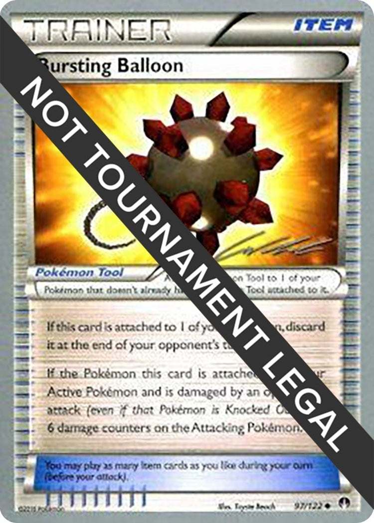 Image for Bursting Balloon - 2016 (Cody Walinski) (97/122) (World Championship Decks) (WCD) - Pokemon