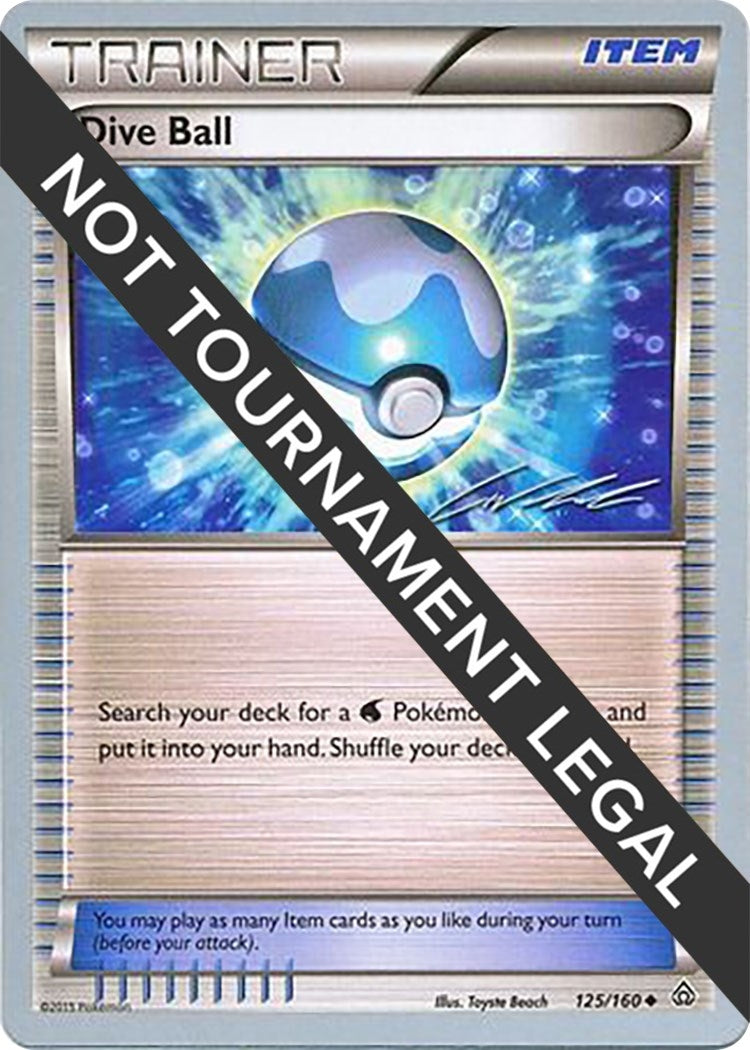Image for Dive Ball - 2016 (Cody Walinski) (125/160) (World Championship Decks) (WCD) - Pokemon