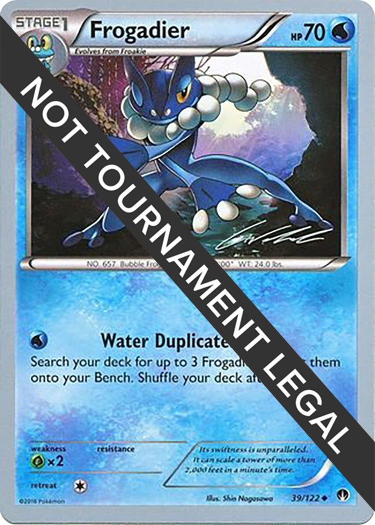 Image for Frogadier - 2016 (Cody Walinski) (39/122) (World Championship Decks) (WCD) - Pokemon