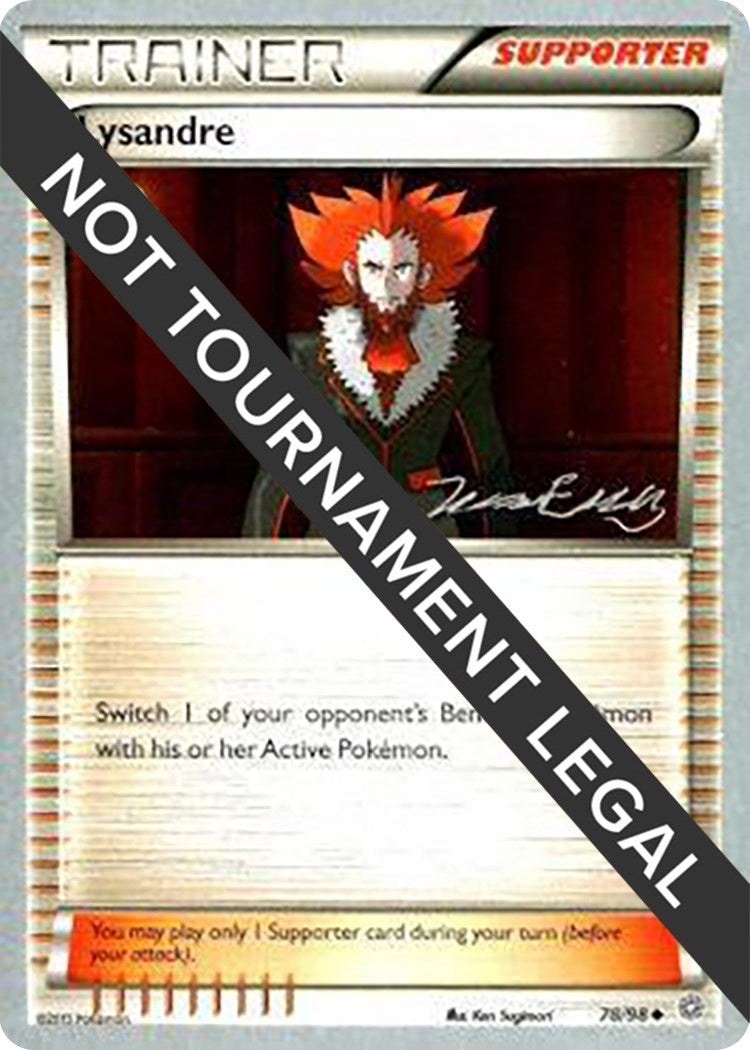 Image for Lysandre - 2016 (Jesper Eriksen) (78/98) (World Championship Decks) (WCD) - Pokemon