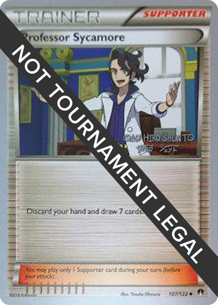 Image for Professor Sycamore - 2016 (Shunto Sadahiro) (107/122) (World Championship Decks) (WCD) - Pokemon