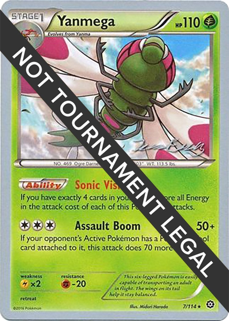 Image for Yanmega - 2016 (Jesper Eriksen) (7/114) (World Championship Decks) (WCD) - Pokemon