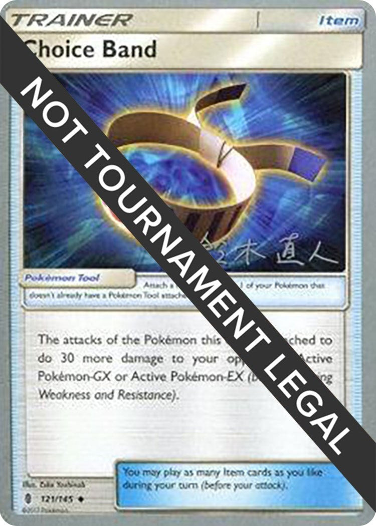Image for Choice Band - 2017 (Naoto Suzuki) (121/145) (World Championship Decks) (WCD) - Pokemon