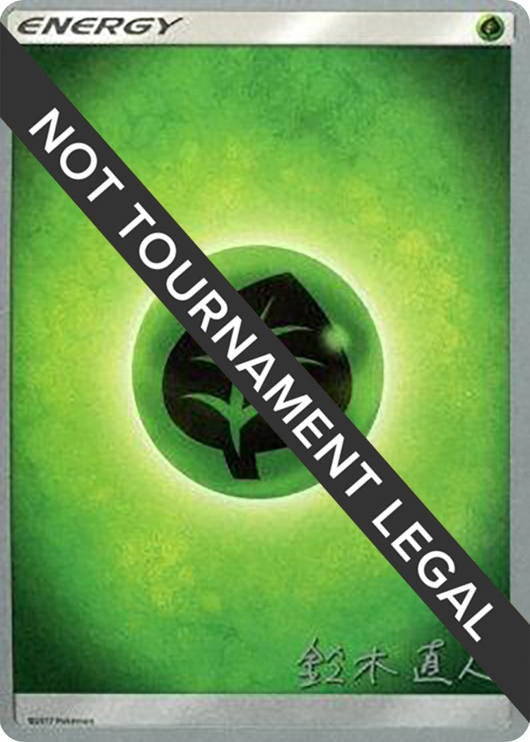 Image for Grass Energy - 2017 (Naoto Suzuki) (World Championship Decks) (WCD) - Pokemon