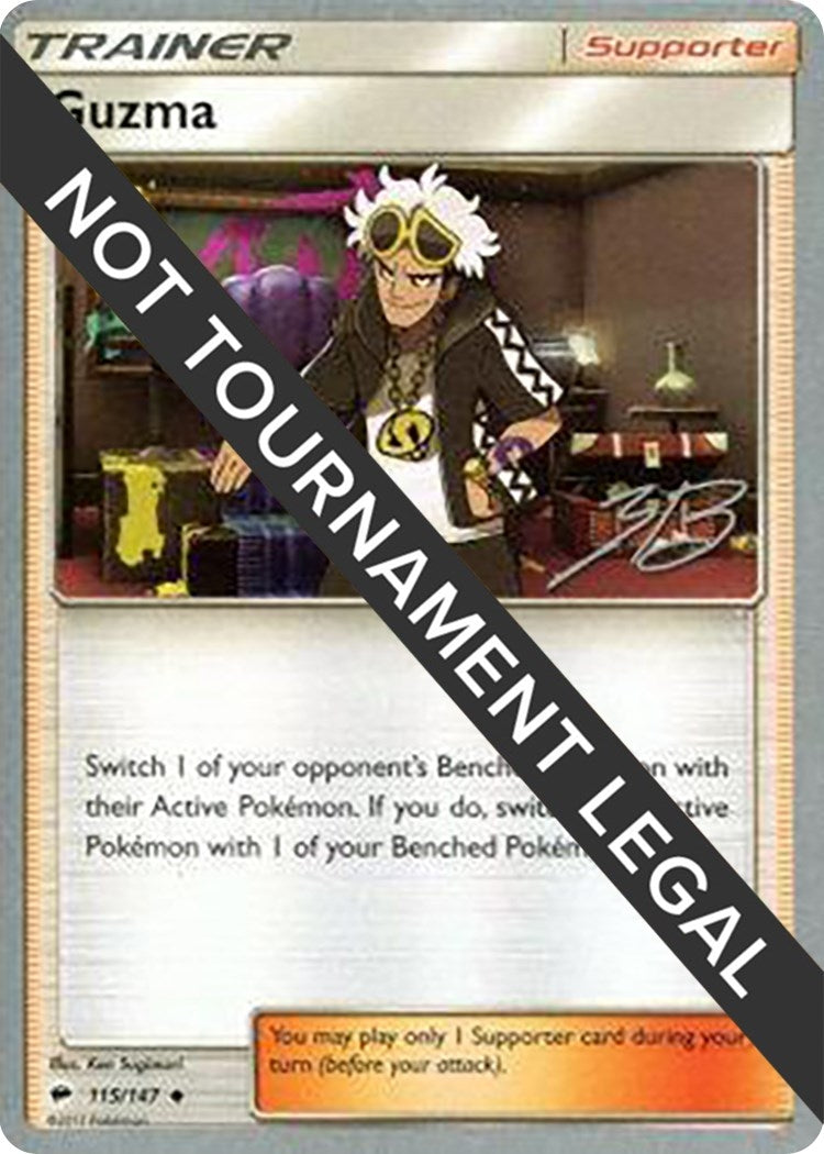 Image for Guzma - 2017 (Zachary Bokhari) (115/147) (World Championship Decks) (WCD) - Pokemon