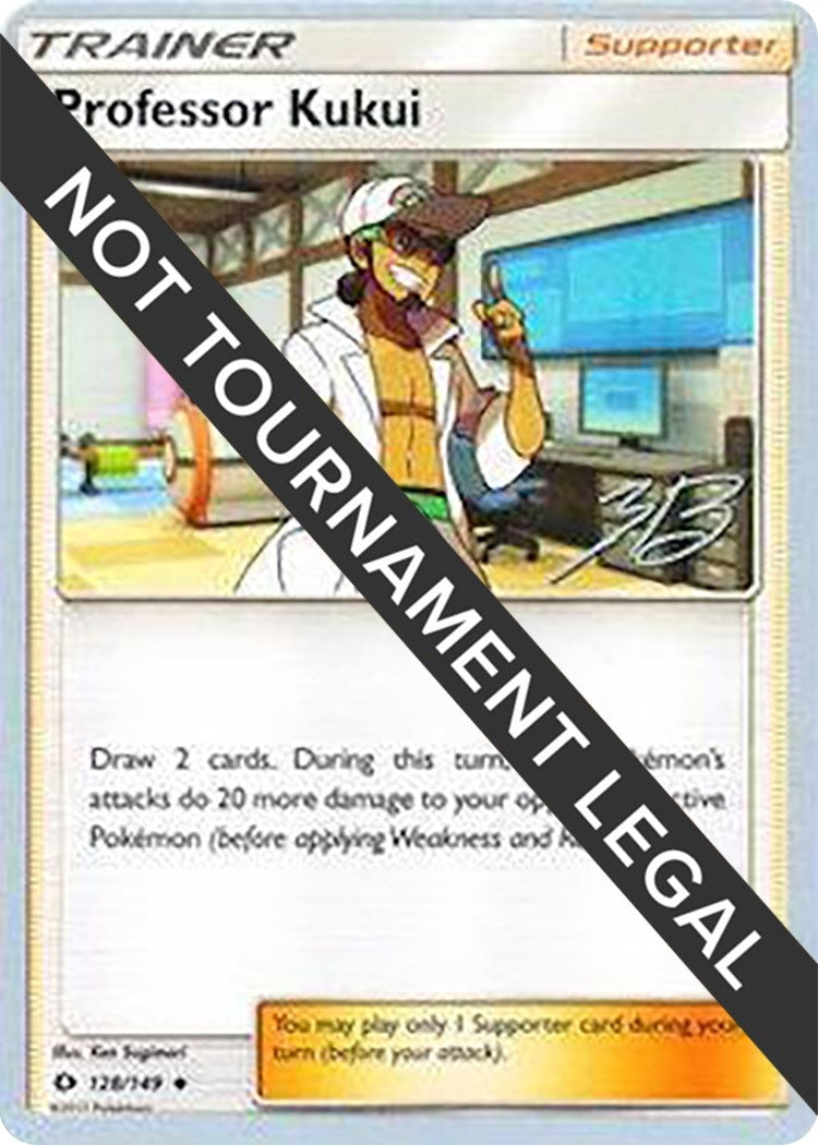 Image for Professor Kukui - 2017 (Zachary Bokhari) (128/149) (World Championship Decks) (WCD) - Pokemon