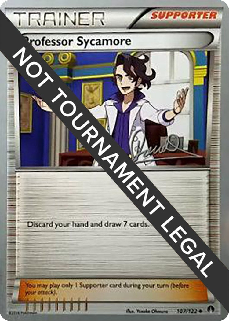 Image for Professor Sycamore - 2017 (Diego Cassiraga) (107/122) (World Championship Decks) (WCD) - Pokemon