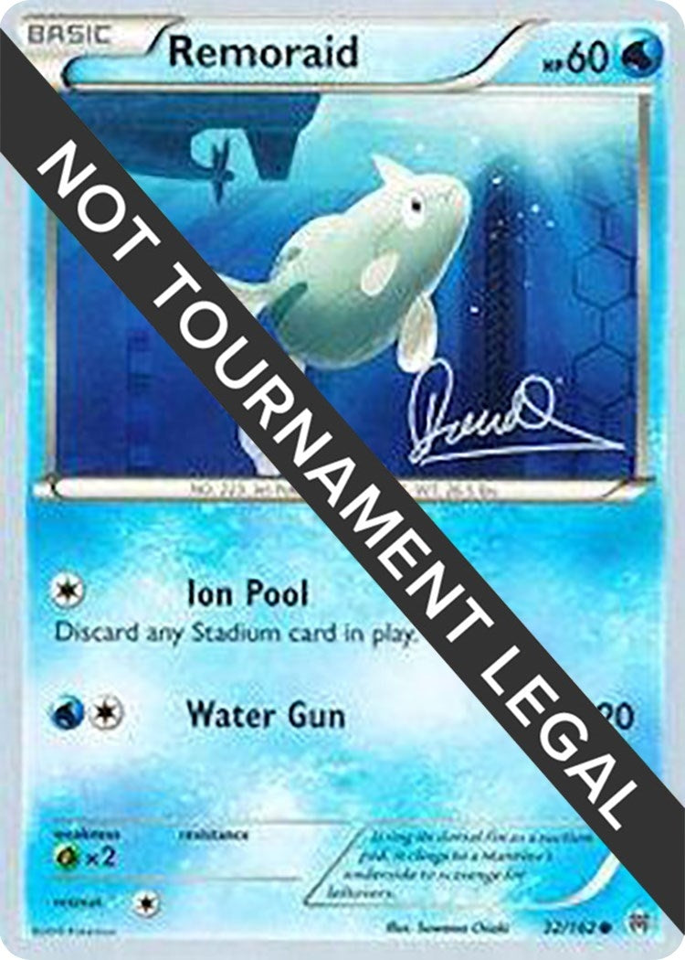 Image for Remoraid - 2017 (Diego Cassiraga) (32/162) (World Championship Decks) (WCD) - Pokemon