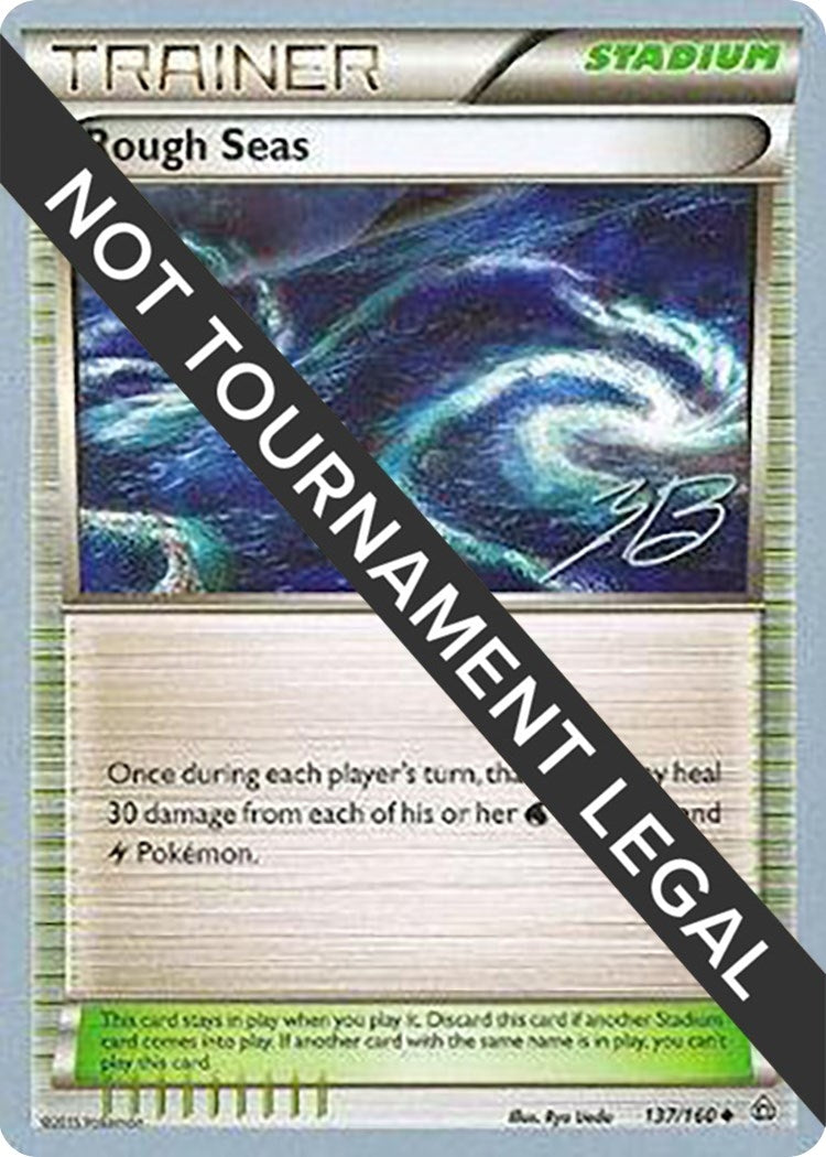 Image for Rough Seas - 2017 (Zachary Bokhari) (137/160) (World Championship Decks) (WCD) - Pokemon