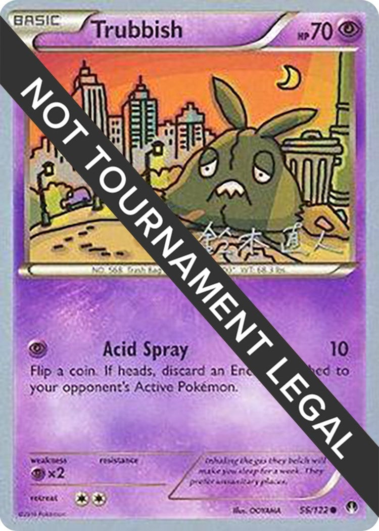 Image for Trubbish - 2017 (Naoto Suzuki) (56/122) (World Championship Decks) (WCD) - Pokemon