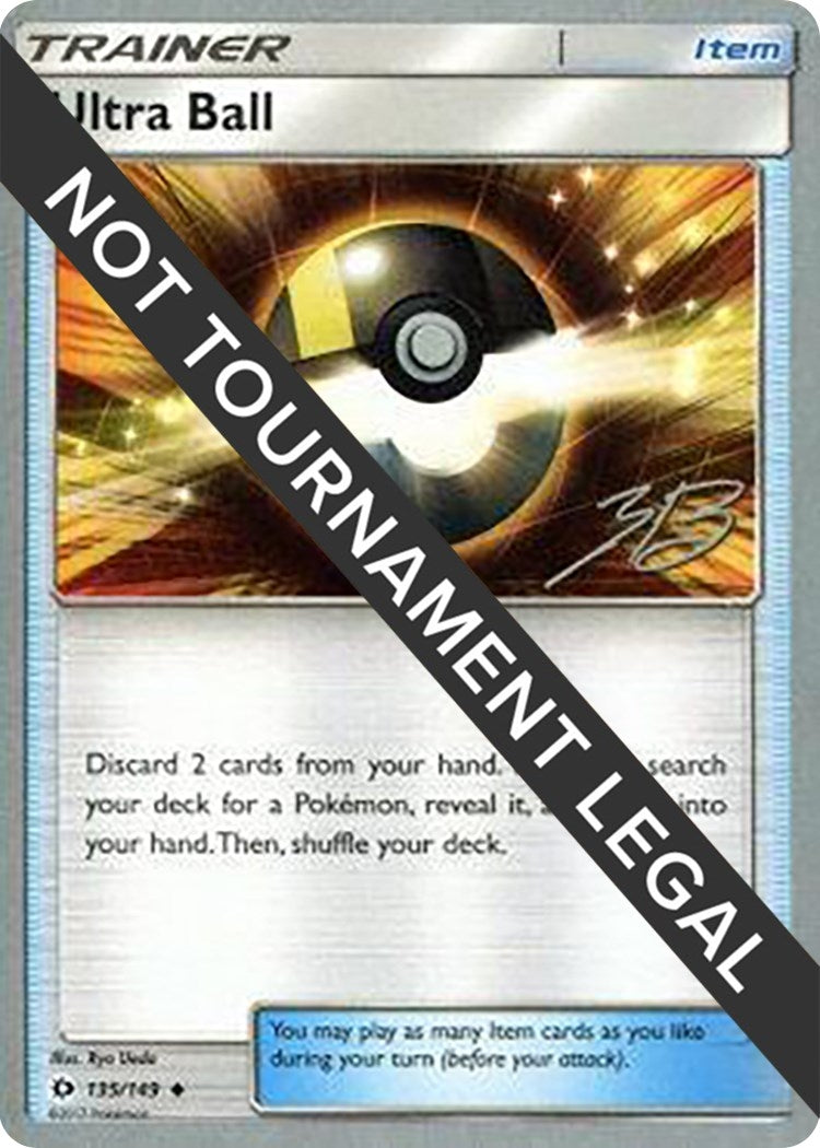 Image for Ultra Ball - 2017 (Zachary Bokhari) (135/124) (World Championship Decks) (WCD) - Pokemon