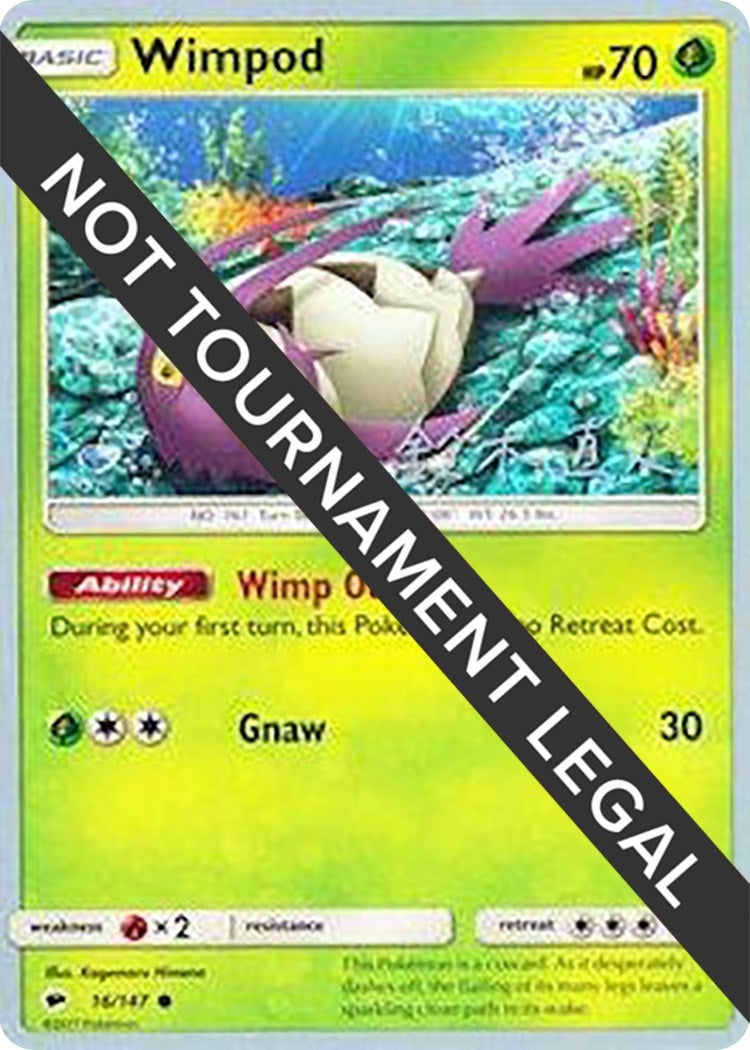 Image for Wimpod - 2017 (Naoko Suzuki) (16/147) (World Championship Decks) (WCD) - Pokemon