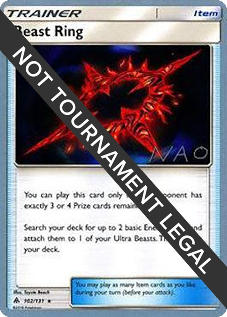 Image for Beast Ring - 2018 (Naohito Inoue) (102/131) (World Championship Decks) (WCD) - Pokemon