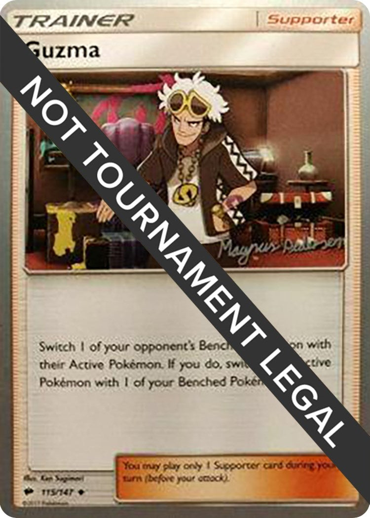Image for Guzma - 2018 (Magnus Pedersen) (115/147) (World Championship Decks) (WCD) - Pokemon