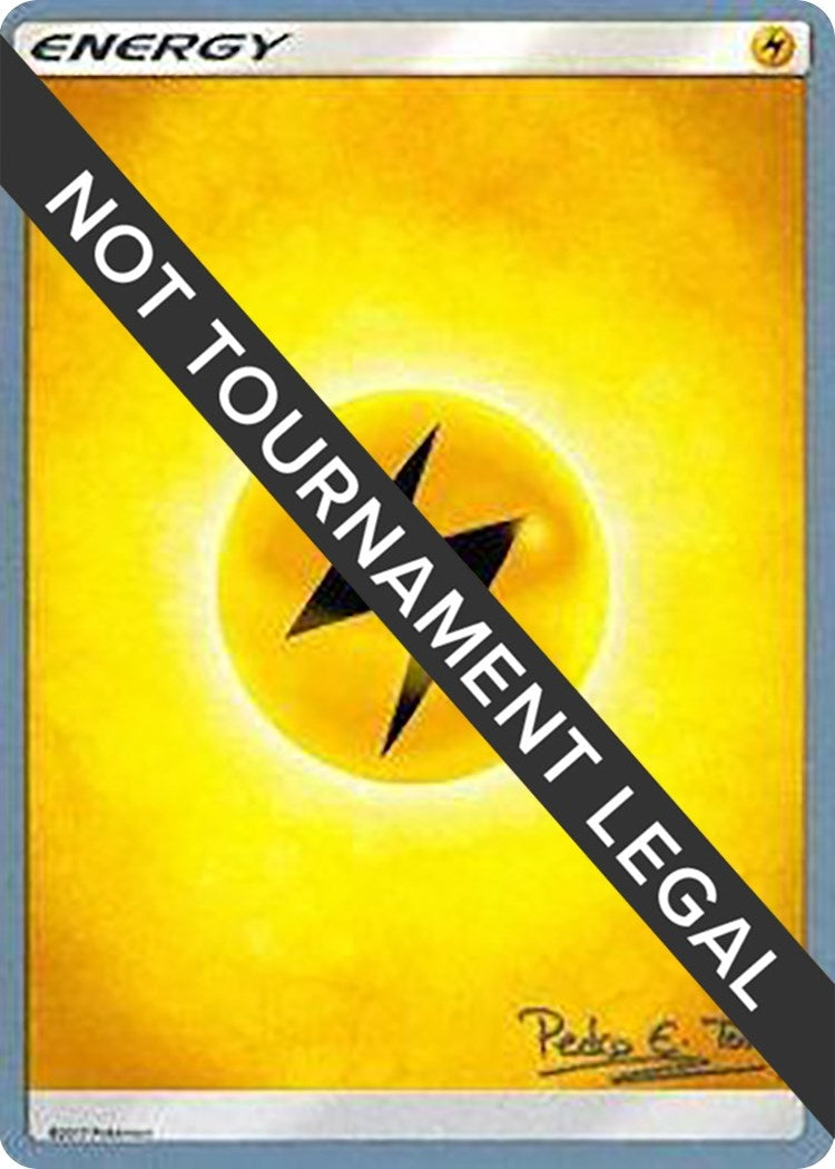 Image for Lightning Energy - 2018 (Pedro Eugenio Torres) (World Championship Decks) (WCD) - Pokemon