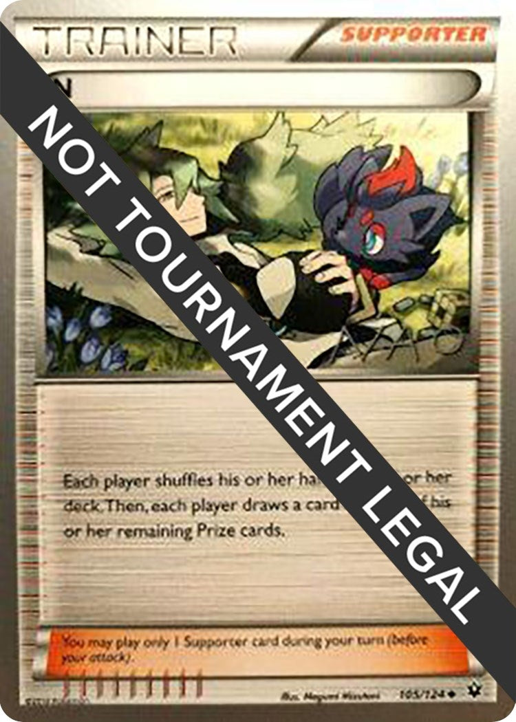 Image for N - 2018 (Naohito Inoue) (105/124) (World Championship Decks) (WCD) - Pokemon