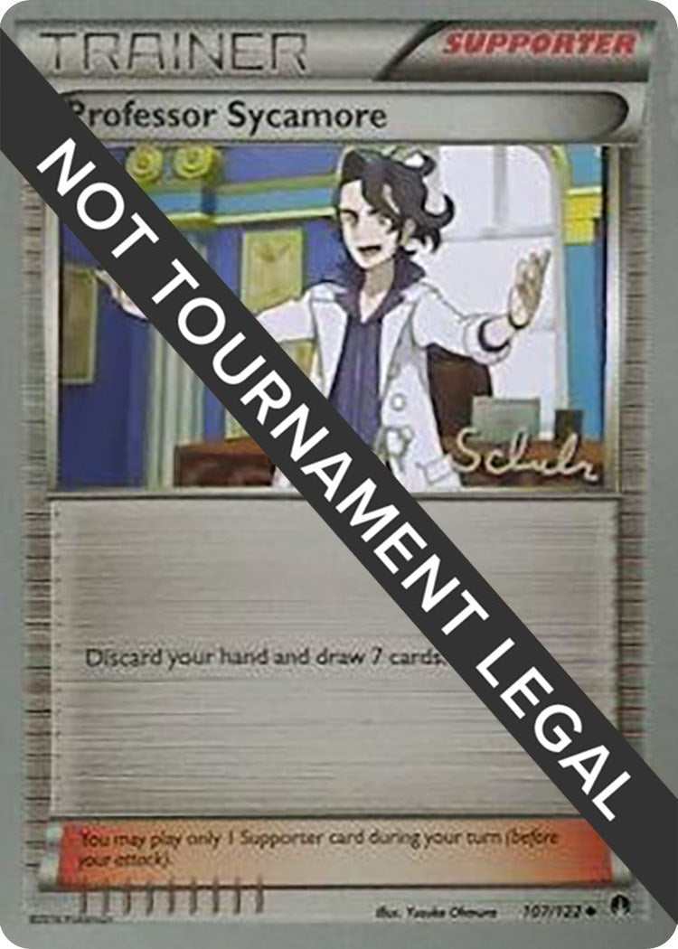Image for Professor Sycamore - 2018 (Robin Schulz) (107/122) (World Championship Decks) (WCD) - Pokemon