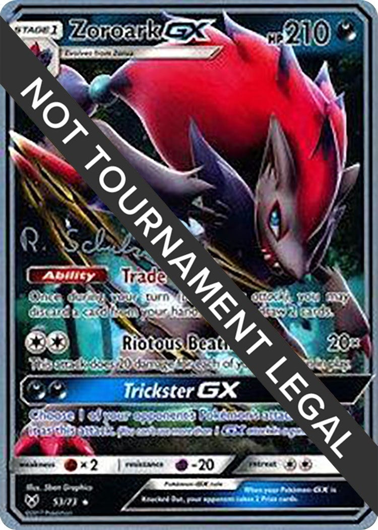Image for Zoroark GX - 2018 (Robin Schulz) (53/73) (World Championship Decks) (WCD) - Pokemon