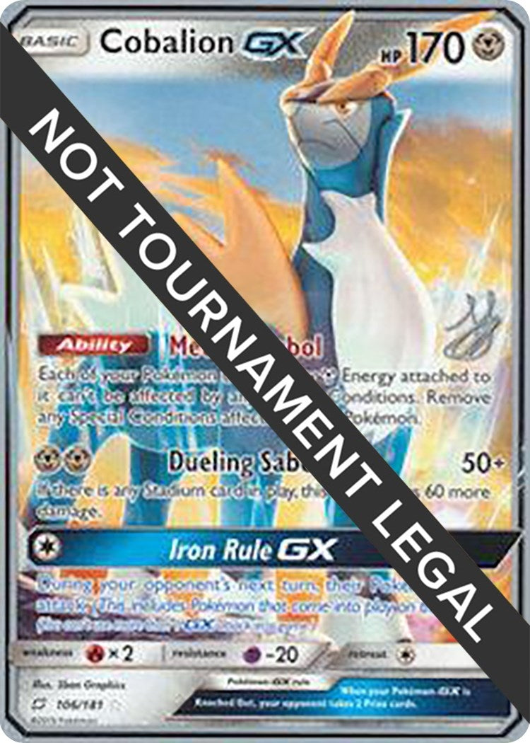 Image for Cobalion GX - 2019 (Henry Brand) (106/181) (World Championship Decks) (WCD) - Pokemon