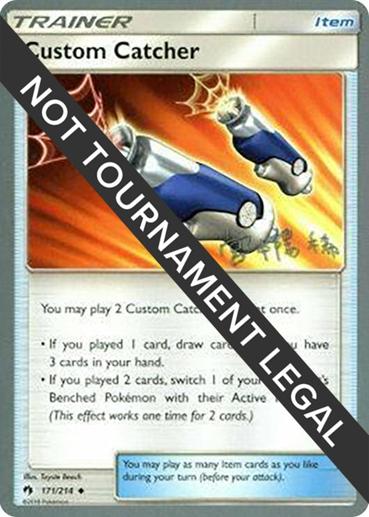 Image for Custom Catcher - 2019 (Haruki Miyamoto) (171/214) (World Championship Decks) (WCD) - Pokemon