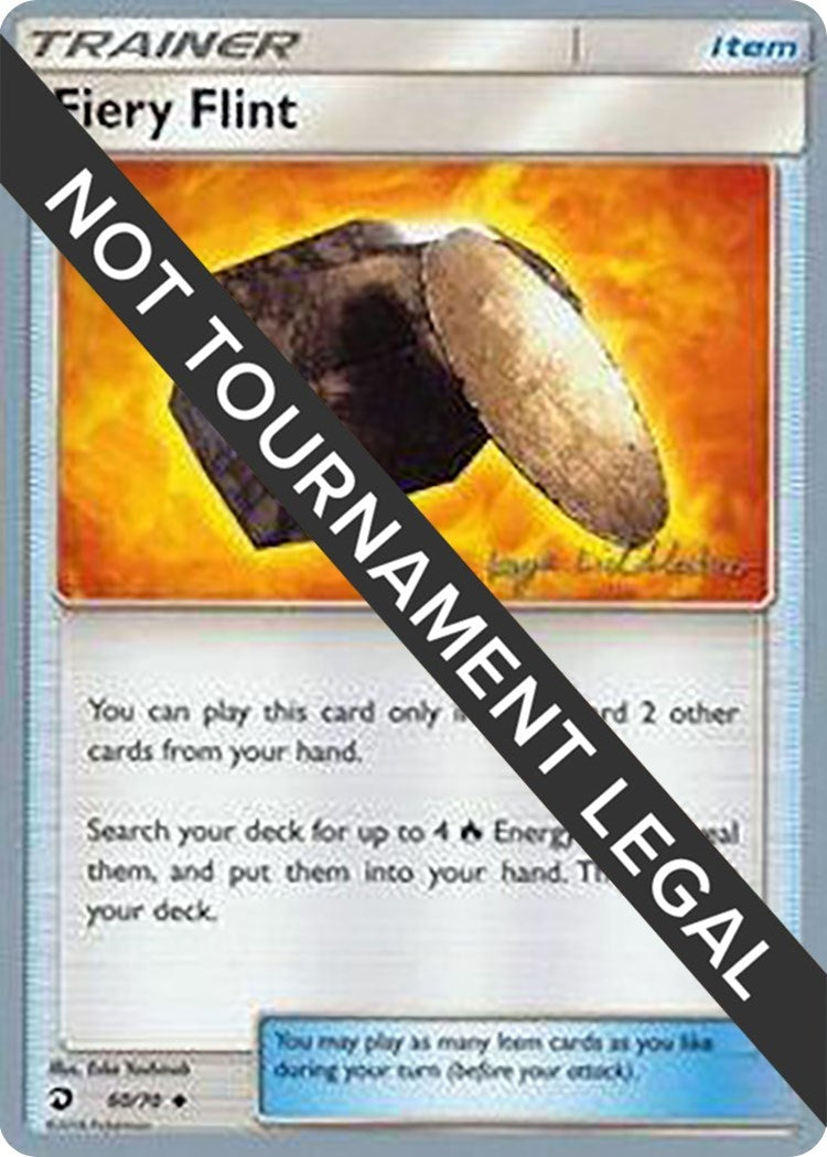 Image for Fiery Flint - 2019 (Kaya Lichtleitner) (60/70) (World Championship Decks) (WCD) - Pokemon