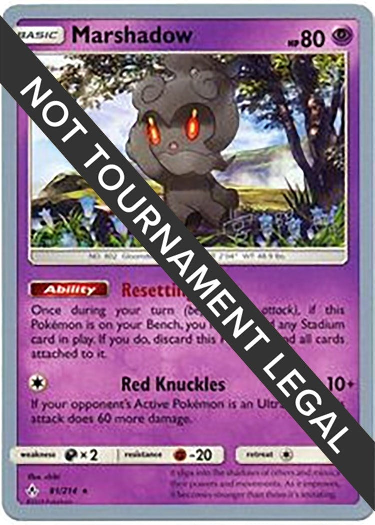 Image for Marshadow - 2019 (Haruki Miyamoto) (81/214) (World Championship Decks) (WCD) - Pokemon