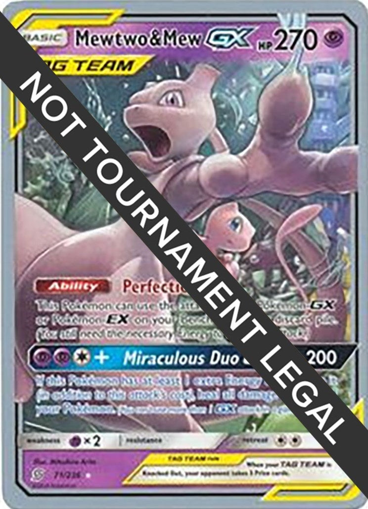 Image for Mewtwo & Mew GX - 2019 (Henry Brand) (71/236) (World Championship Decks) (WCD) - Pokemon