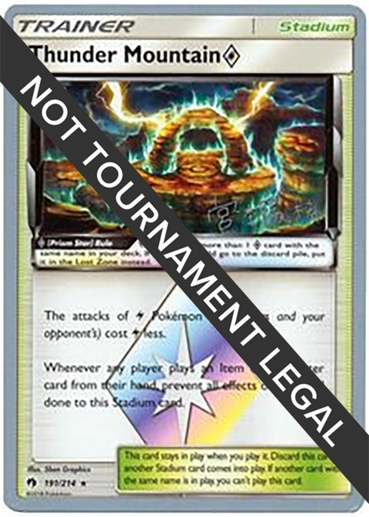 Image for Thunder Mountain Prism Star - 2019 (Haruki Miyamoto) (191/214) (World Championship Decks) (WCD) - Pokemon