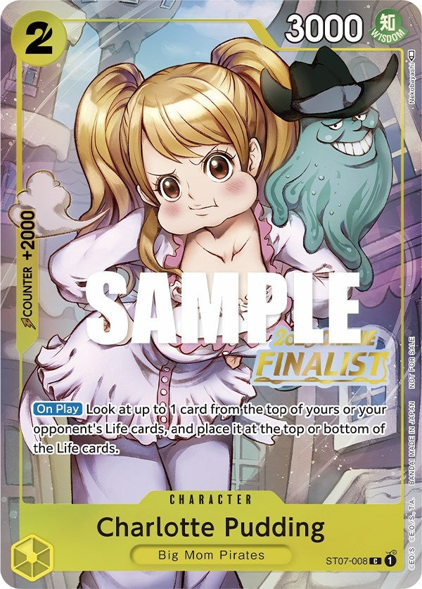 Image for Charlotte Pudding (Online Regional 2023) [Finalist] (ST07-008) (One Piece Promotion Cards) (OP-PR) - One Piece Card Game