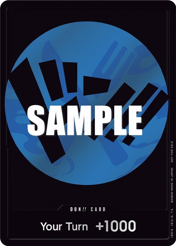 Image for DON!! Card (Blue) (One Piece Promotion Cards) (OP-PR) - One Piece Card Game