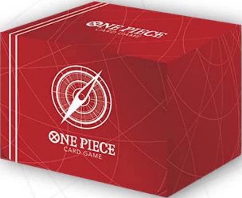 Image for One Piece Card Game: Clear Card Case - Standard Red - Deck Boxes