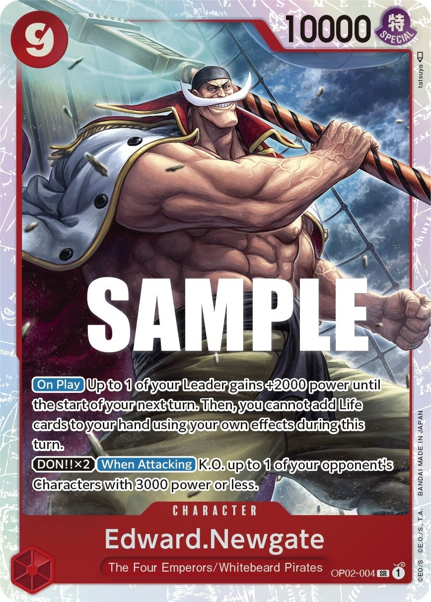 Image for Edward.Newgate (004) (OP02-004) (Paramount War) (OP02) - One Piece Card Game
