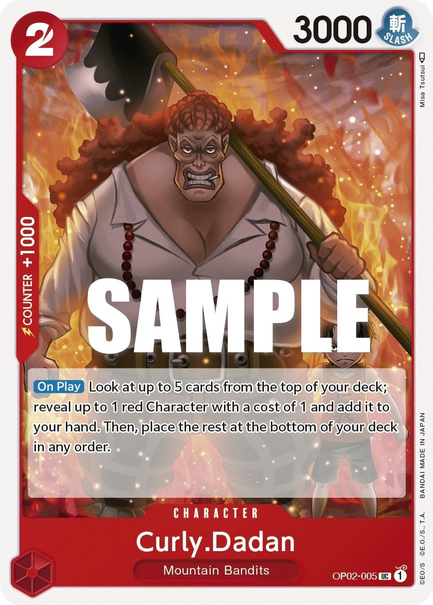 Image for Curly.Dadan (OP02-005) (Paramount War) (OP02) - One Piece Card Game