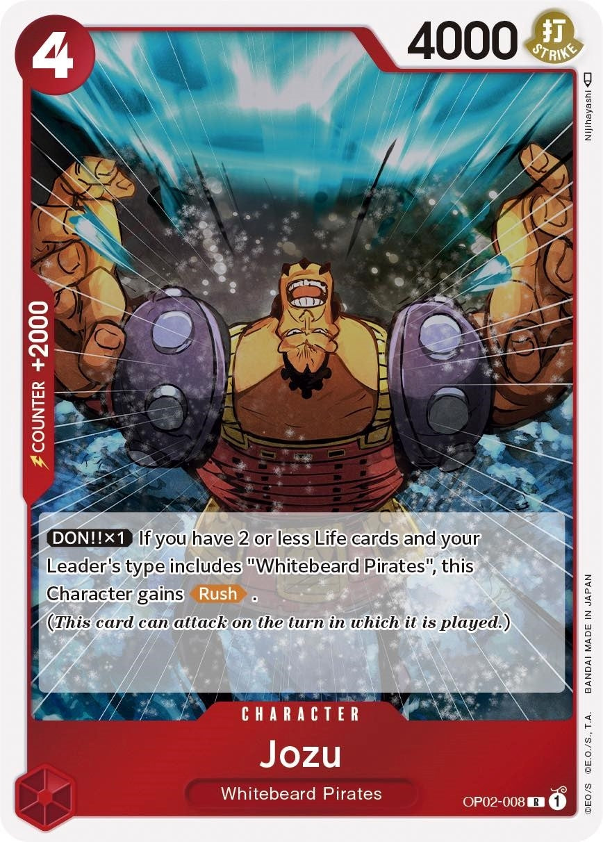Image for Jozu (OP02-008) (Paramount War) (OP02) - One Piece Card Game