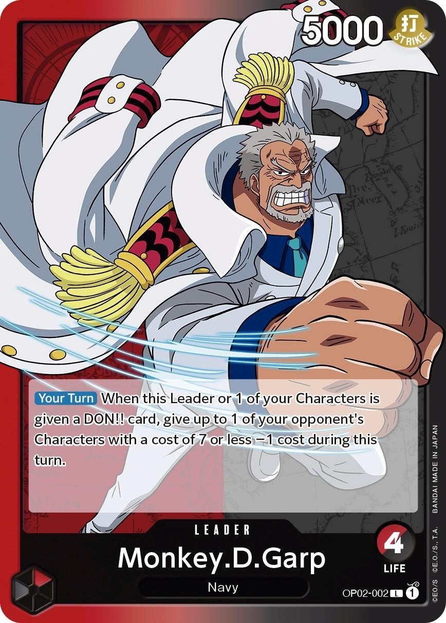 Image for Monkey.D.Garp (002) (OP02-002) (Paramount War) (OP02) - One Piece Card Game