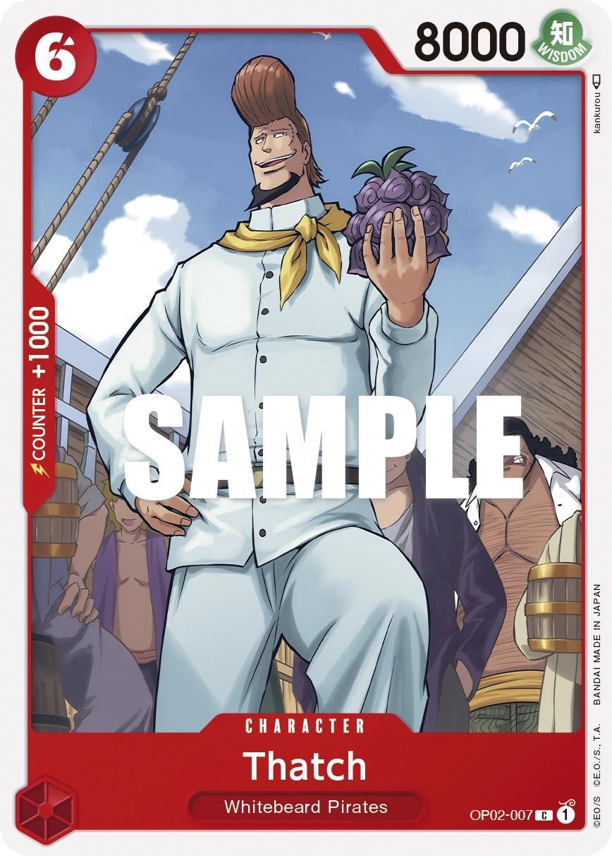Image for Thatch (OP02-007) (Paramount War) (OP02) - One Piece Card Game