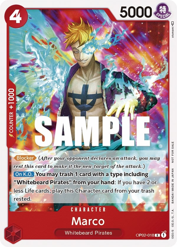 Image for Marco (Promotion Pack 2023) (OP02-018) (One Piece Promotion Cards) (OP-PR) - One Piece Card Game
