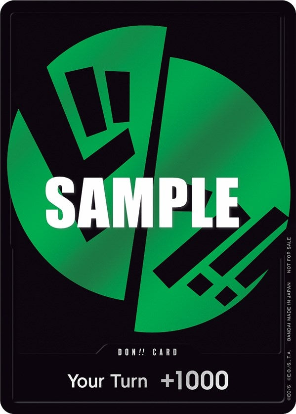 Image for DON!! Card (Green) (One Piece Promotion Cards) (OP-PR) - One Piece Card Game
