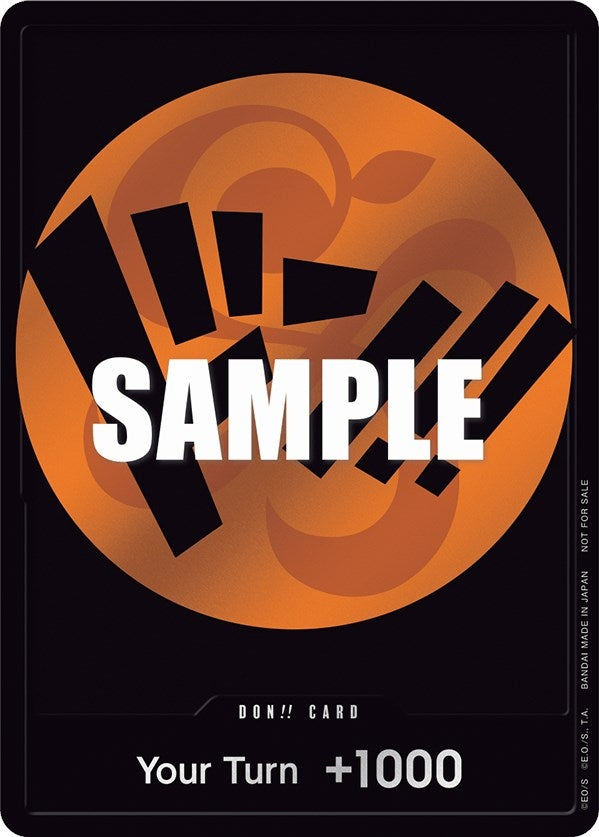 Image for DON!! Card (Orange) (One Piece Promotion Cards) (OP-PR) - One Piece Card Game