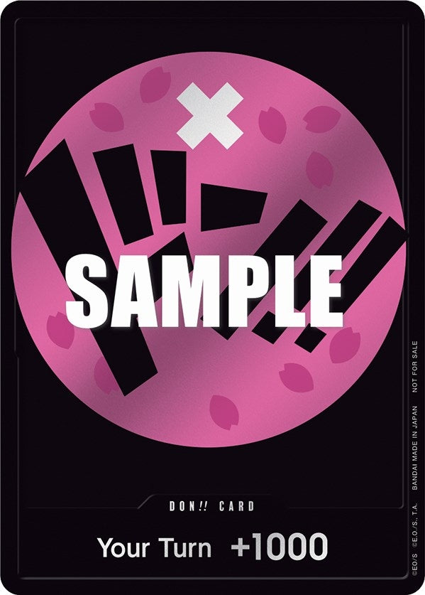 Image for DON!! Card (Pink) (One Piece Promotion Cards) (OP-PR) - One Piece Card Game